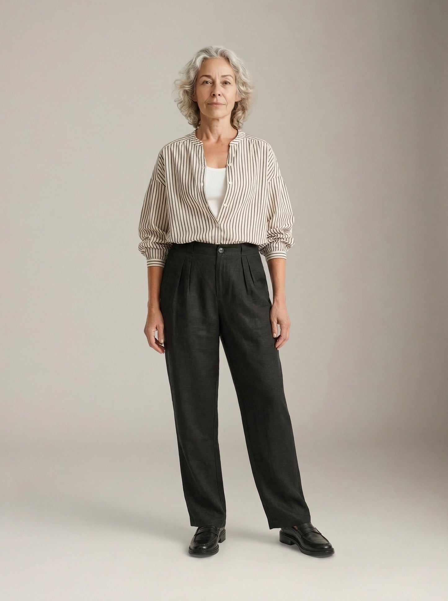 PROPAGANDA - Aletta Pleated Pants - Black