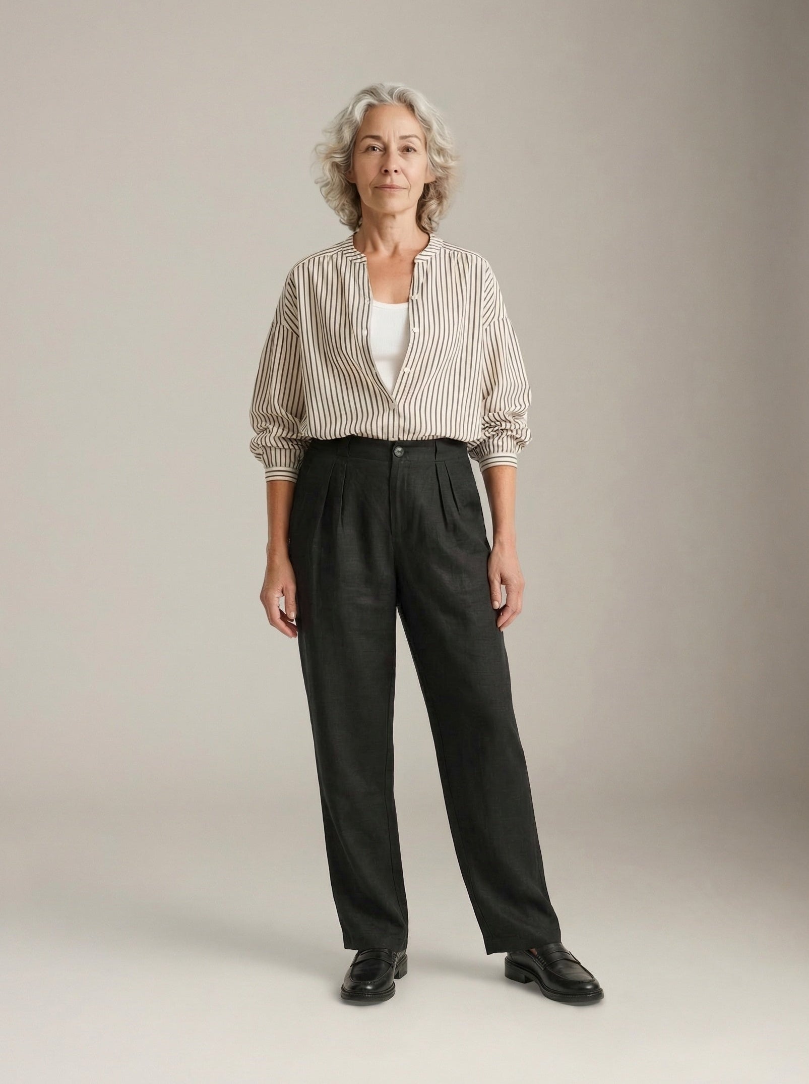 PROPAGANDA - Aletta Pleated Pants - Black