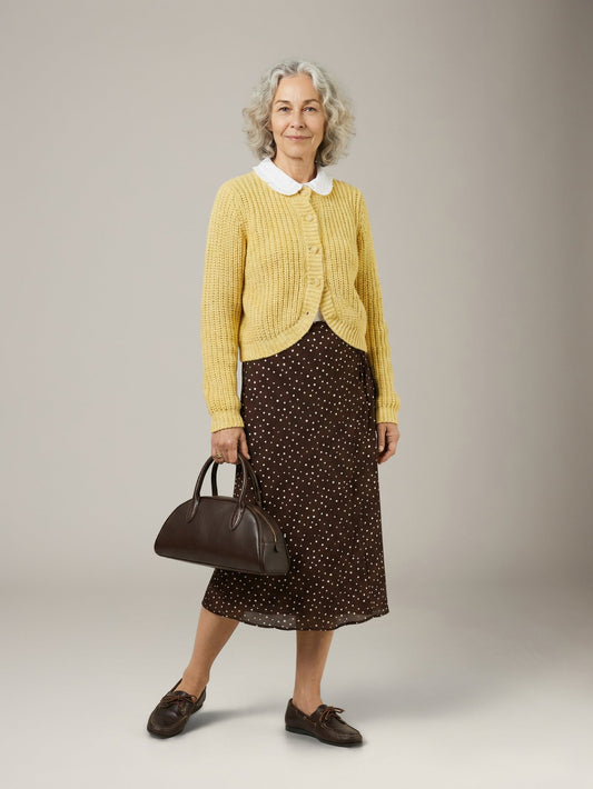 SADIE & SAGE - Sunroof Tulip Hem Cardigan - 