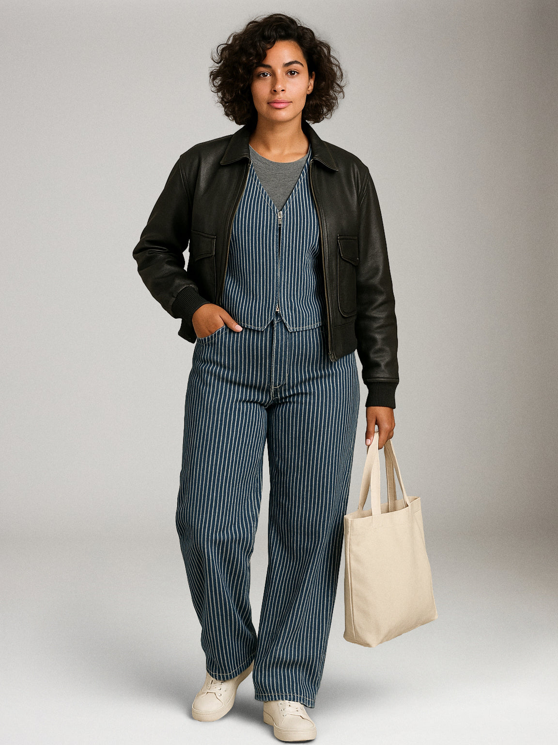 FRNCH - Bleuet Stripe Jean - 