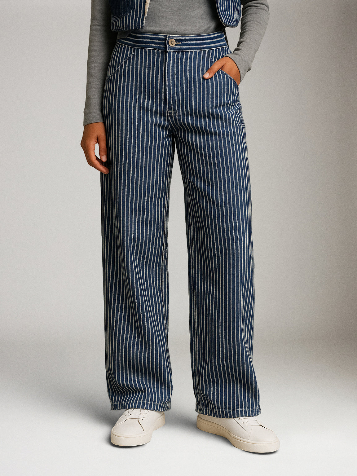 FRNCH - Bleuet Stripe Jean - 
