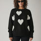 LYLA + LUXE - Ajax Heart Crewneck Sweater - 
