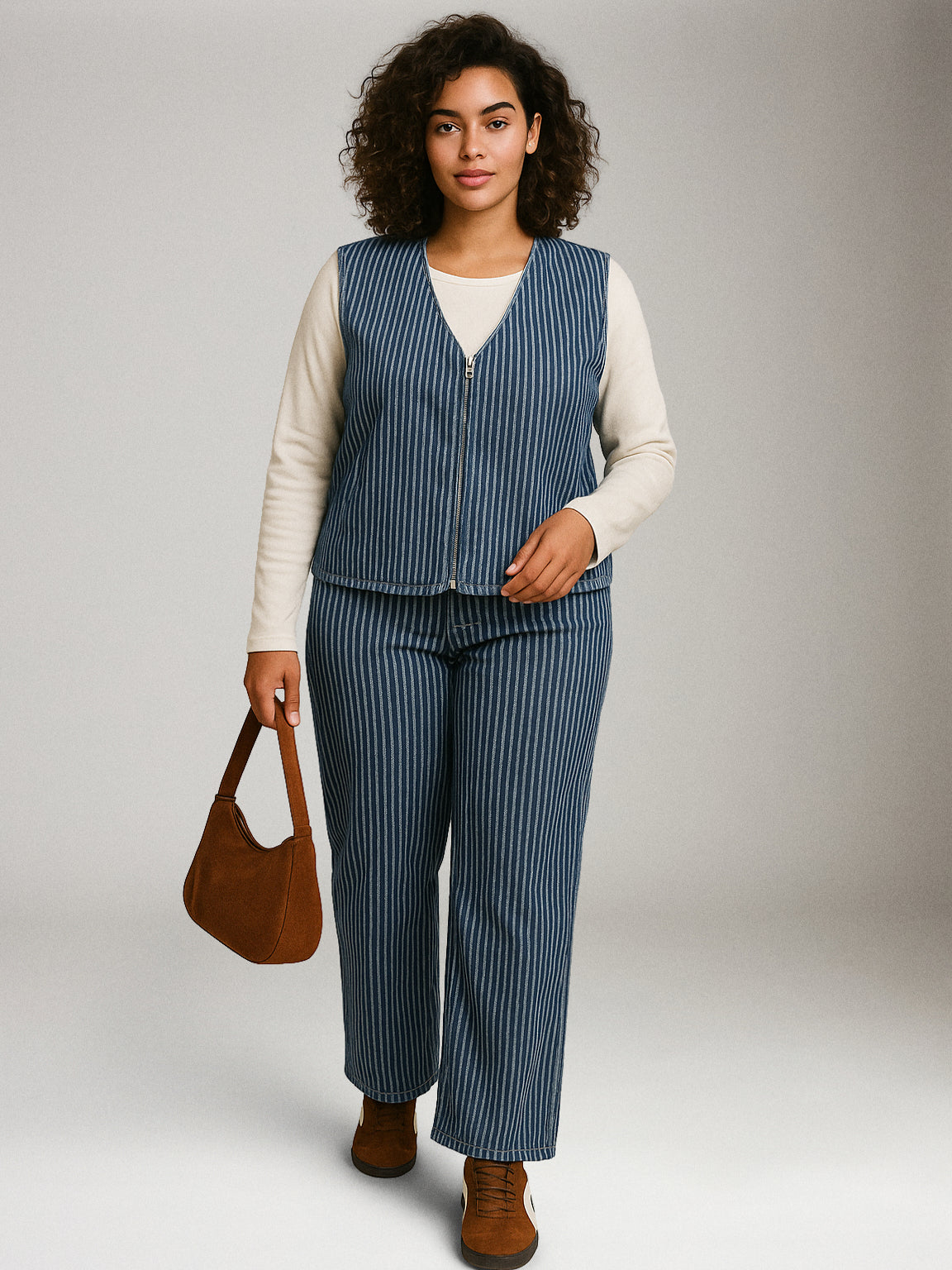 FRNCH - Cymric Stripe Reversible Vest - 