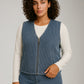 FRNCH - Cymric Stripe Reversible Vest - 