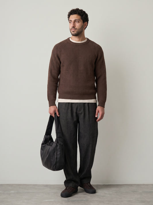 RHYTHM - Vintage Waffle Knit Sweater - 