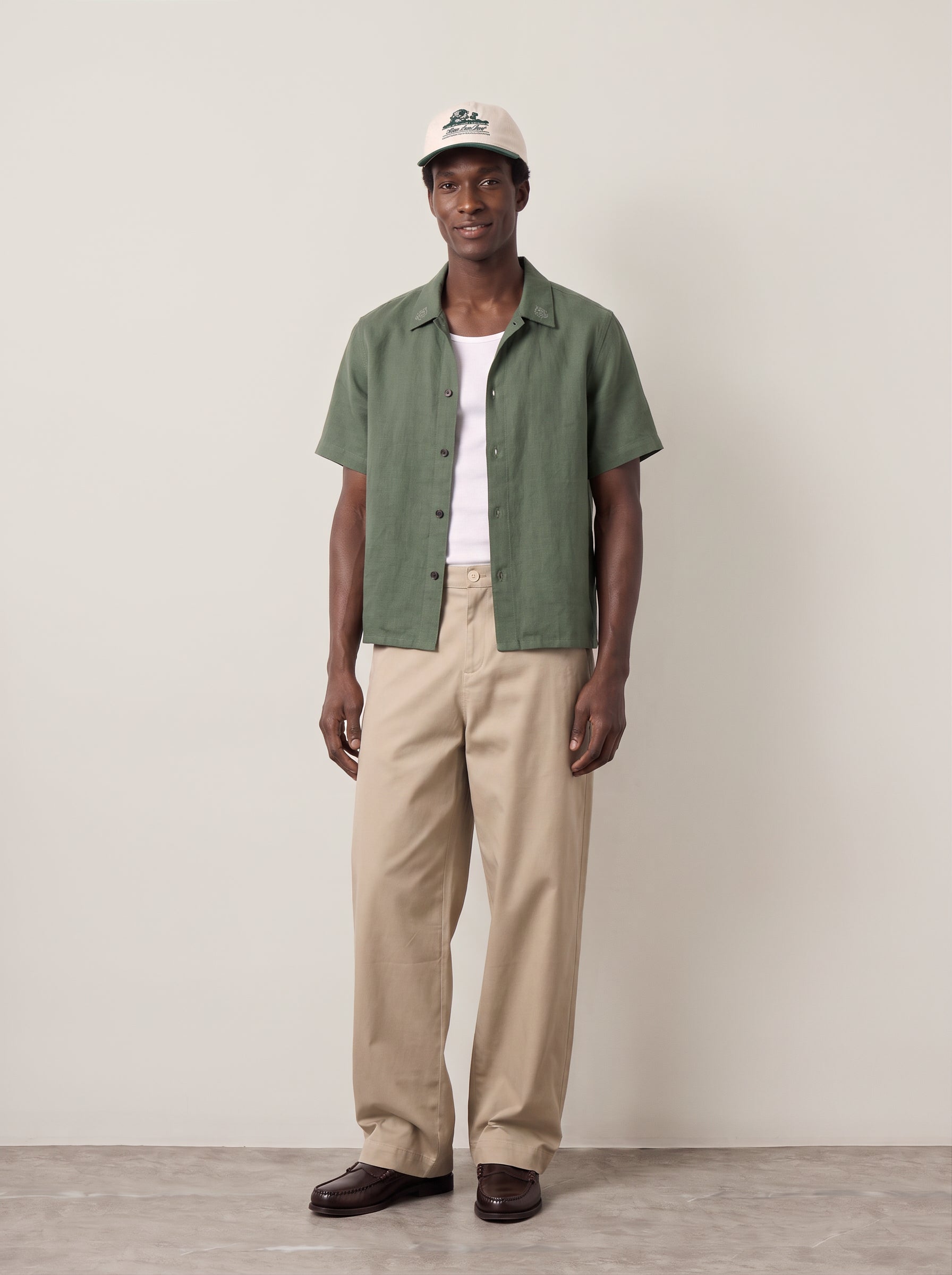 RHYTHM - Grange Crop Shortsleeve Shirt - 
