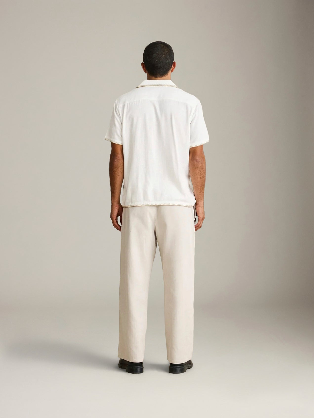 RHYTHM - Whip Stitch Shortsleeve Shirt - 