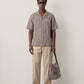 RHYTHM - Textured Stripe Shortsleeve Shirt - 