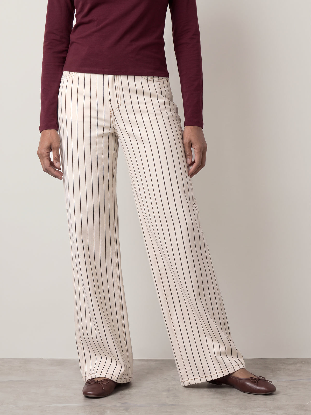 FRNCH - Fenton Striped Pants - 