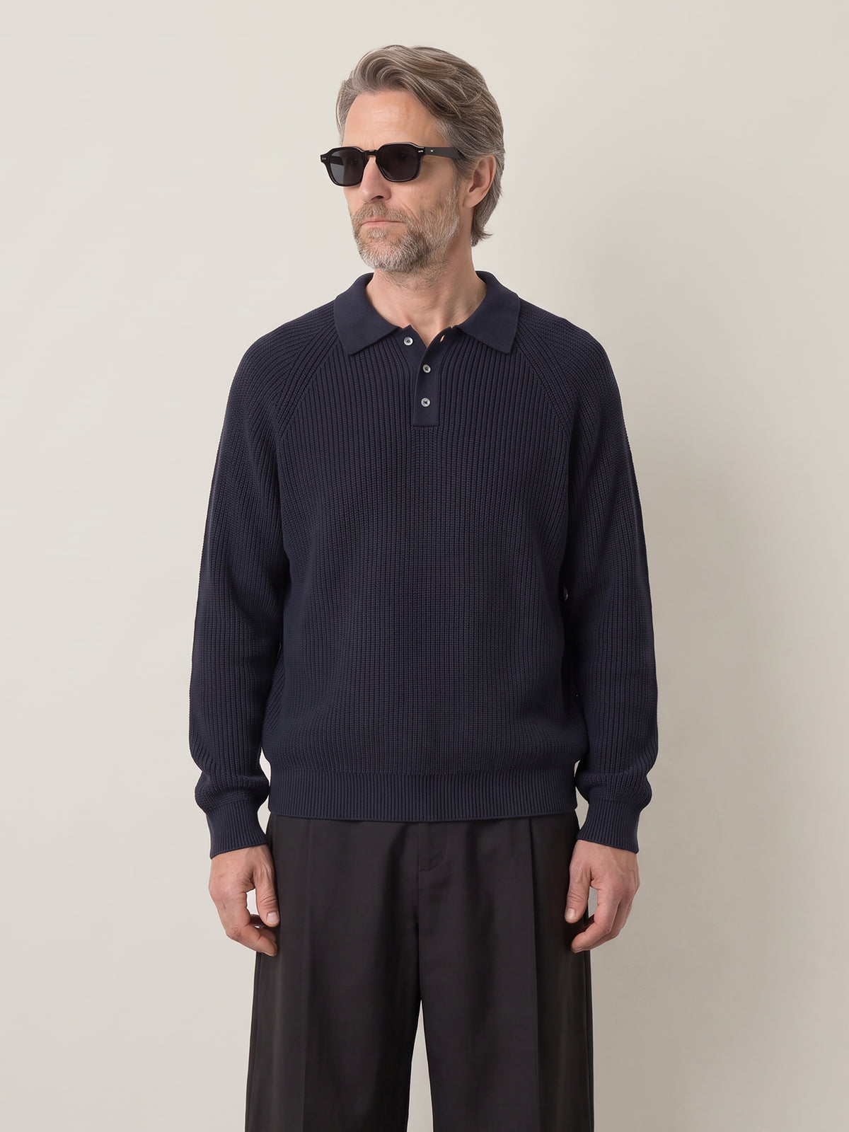 Fisherman Knit Polo