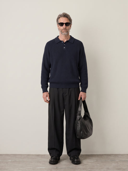 Fisherman Knit Polo
