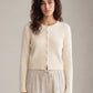 LOVEFINN - Cable Crewneck Cardigan - 