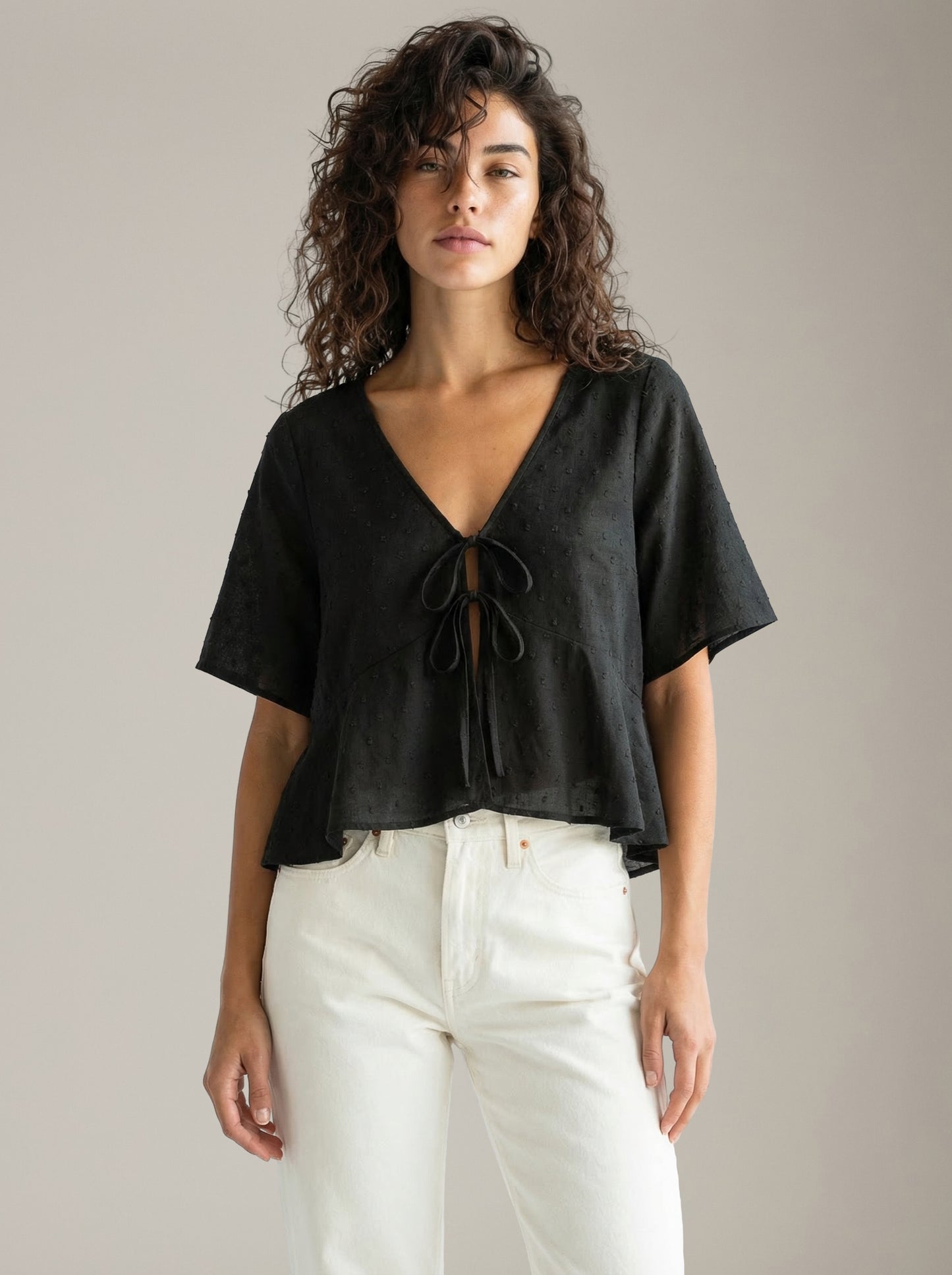 PROPAGANDA - Margo Double Tie Blouse - 