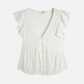 MONK & LOU - Clare Waterfall Sleeve Blouse - 