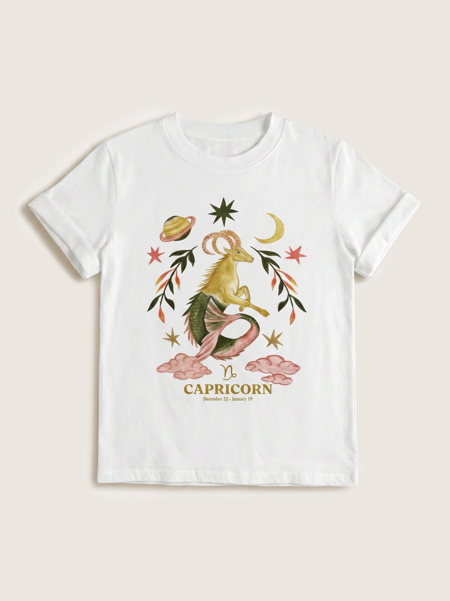 GIRL DANGEROUS - Capricorn Zodiac Boyfriend T-Shirt - 