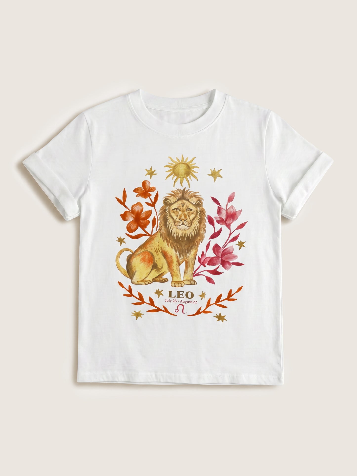 GIRL DANGEROUS - Leo Zodiac Boyfriend T-Shirt - 