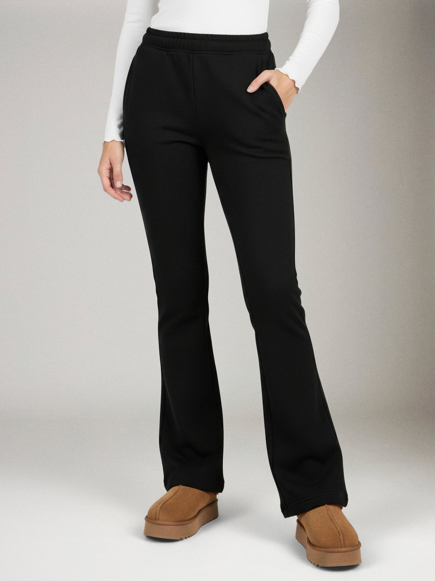 PGD - Ida Everyday Fleece Flare Sweatpant - 