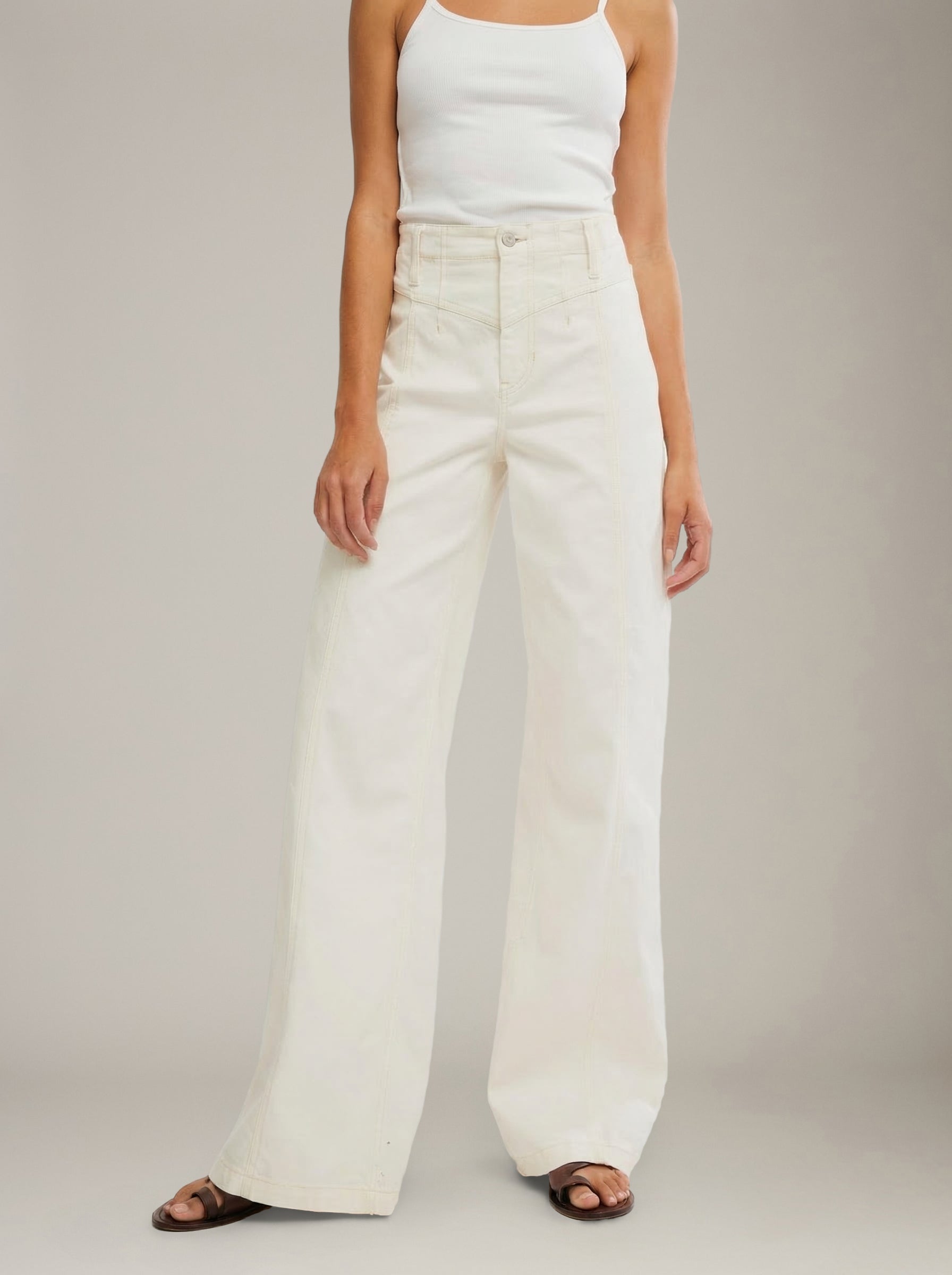 FREE PEOPLE - Libre Wide Leg Jeans - 