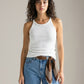 LOVEFINN - Ribbed Tank Top - 