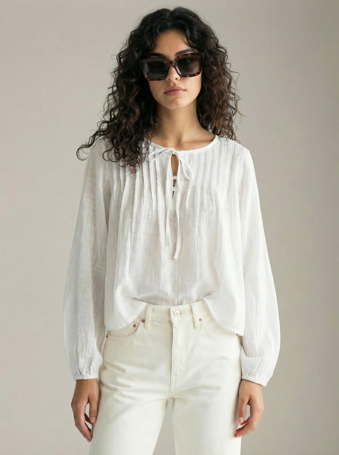 SADIE & SAGE - So Cal Pintuck Top - 