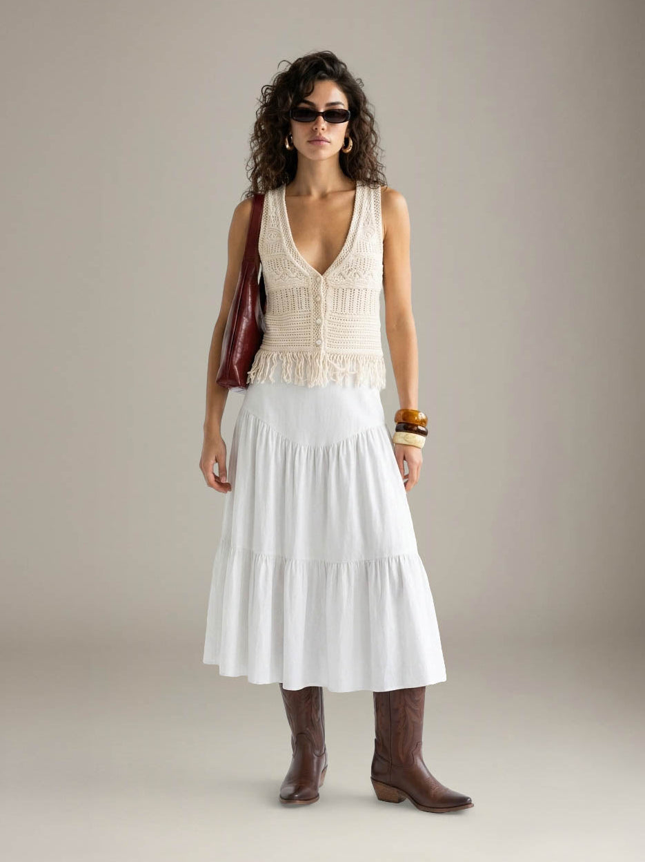 ONLY - Alix Fringe Vest - 