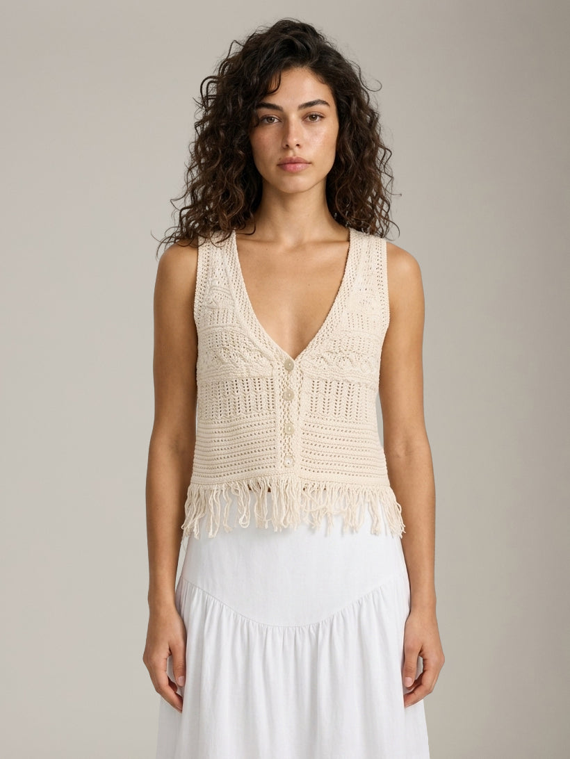 ONLY - Alix Fringe Vest - 