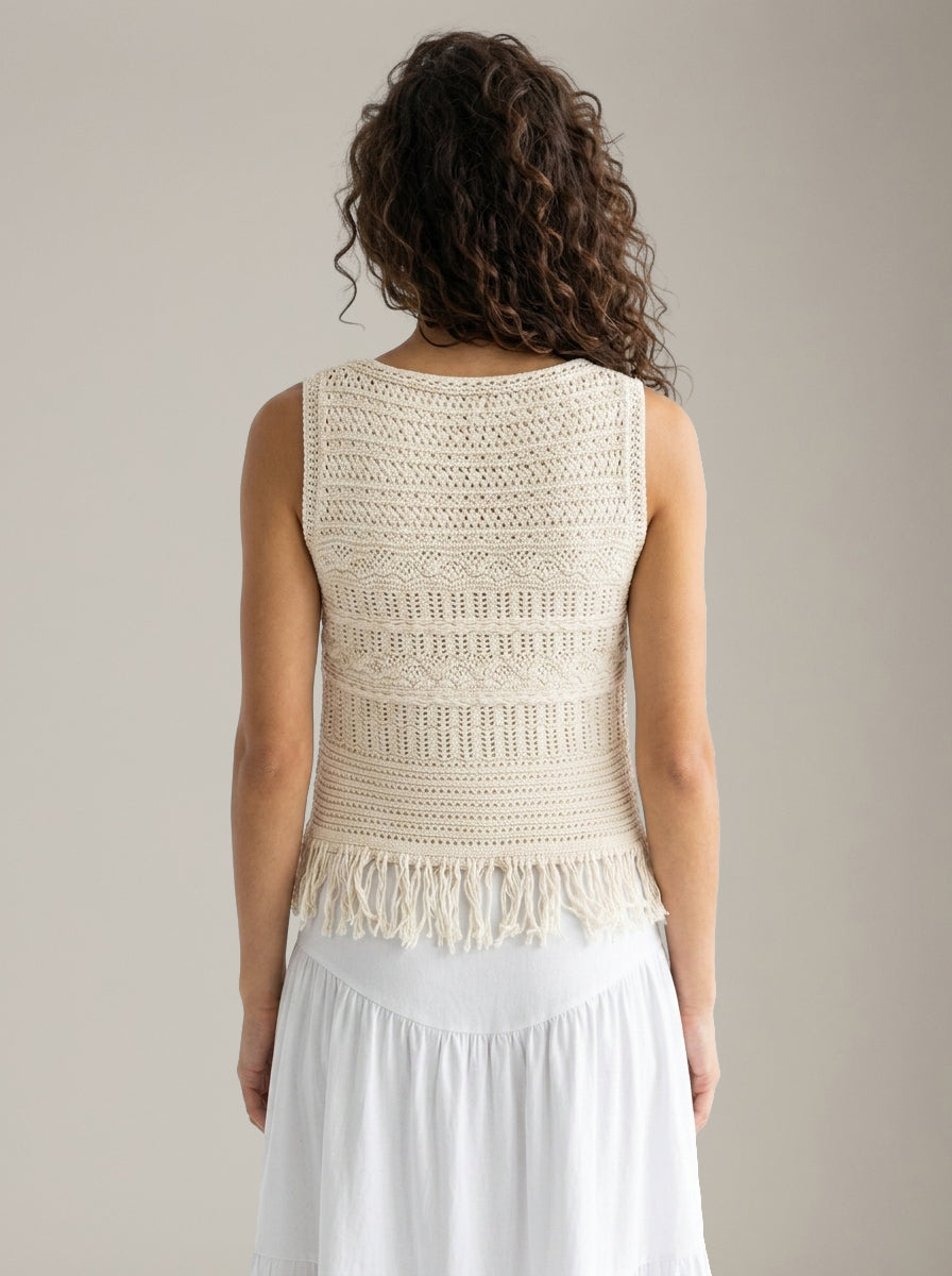 ONLY - Alix Fringe Vest - 