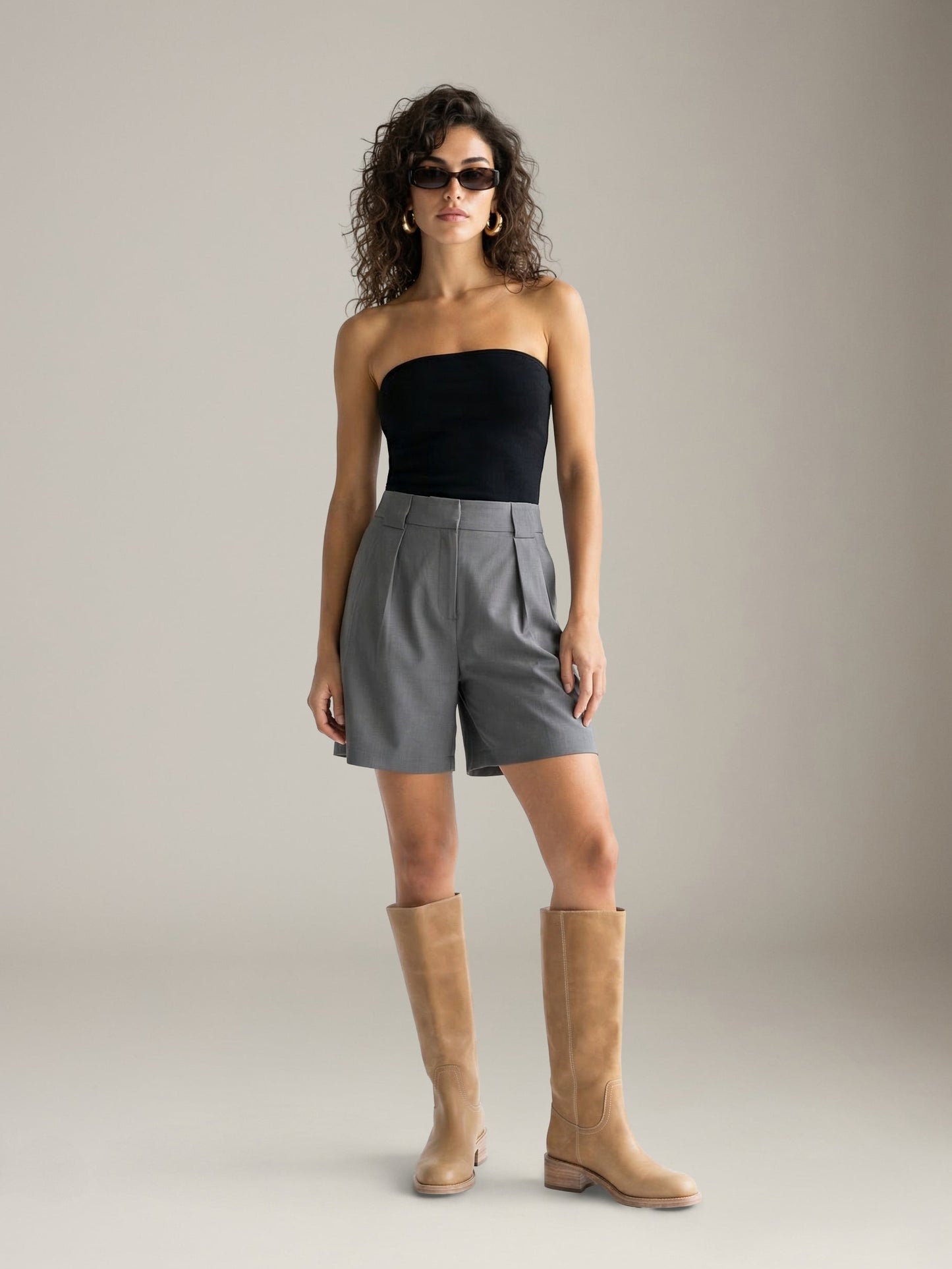 RD STYLE - Badia Second Skin Tube Top - Black