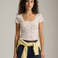 ONLY - Vips Short Sleeve Lace Top - 