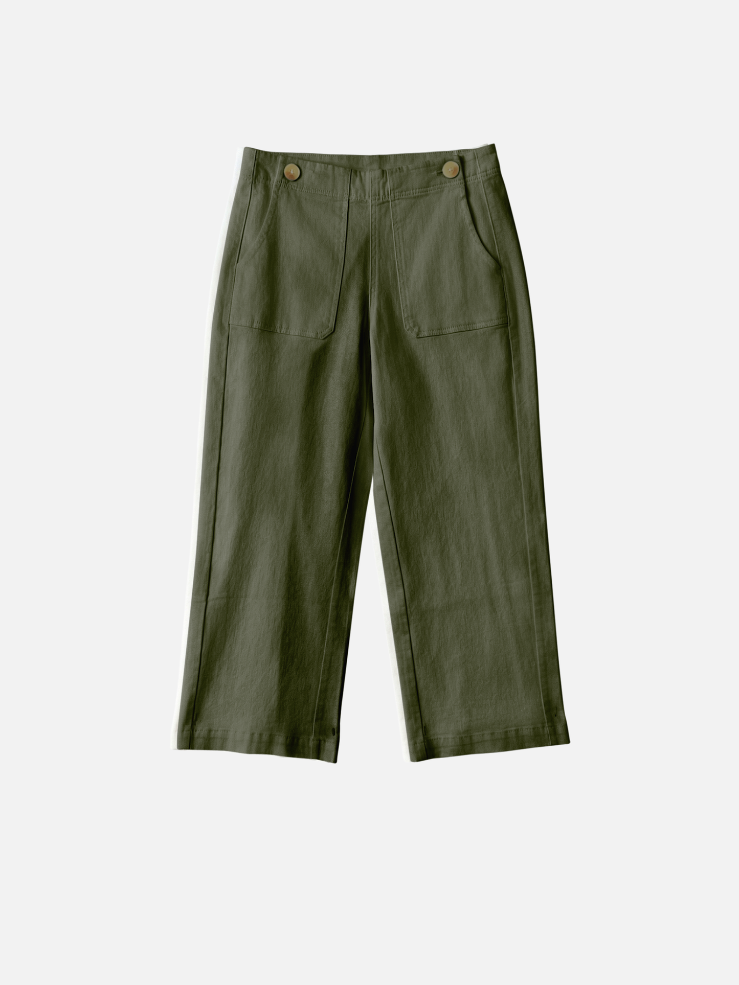 MONK & LOU - Dee Relaxed Cropped Pants - 