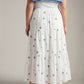 LOVEFINN - Printed Tiered Maxi Skirt - 