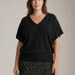 LOVEFINN - Double V-neck Top - 