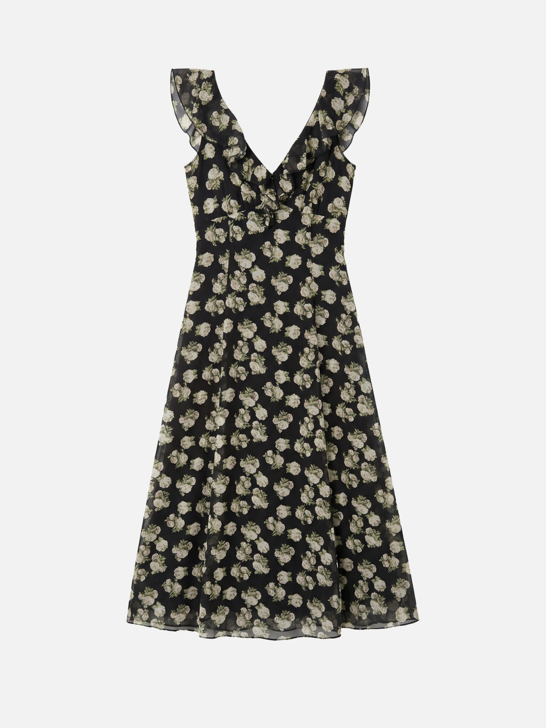 MONK & LOU - Elle Ruffle Maxi Dress - 