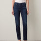 Mari Midrise Slim Straight Leg Jeans
