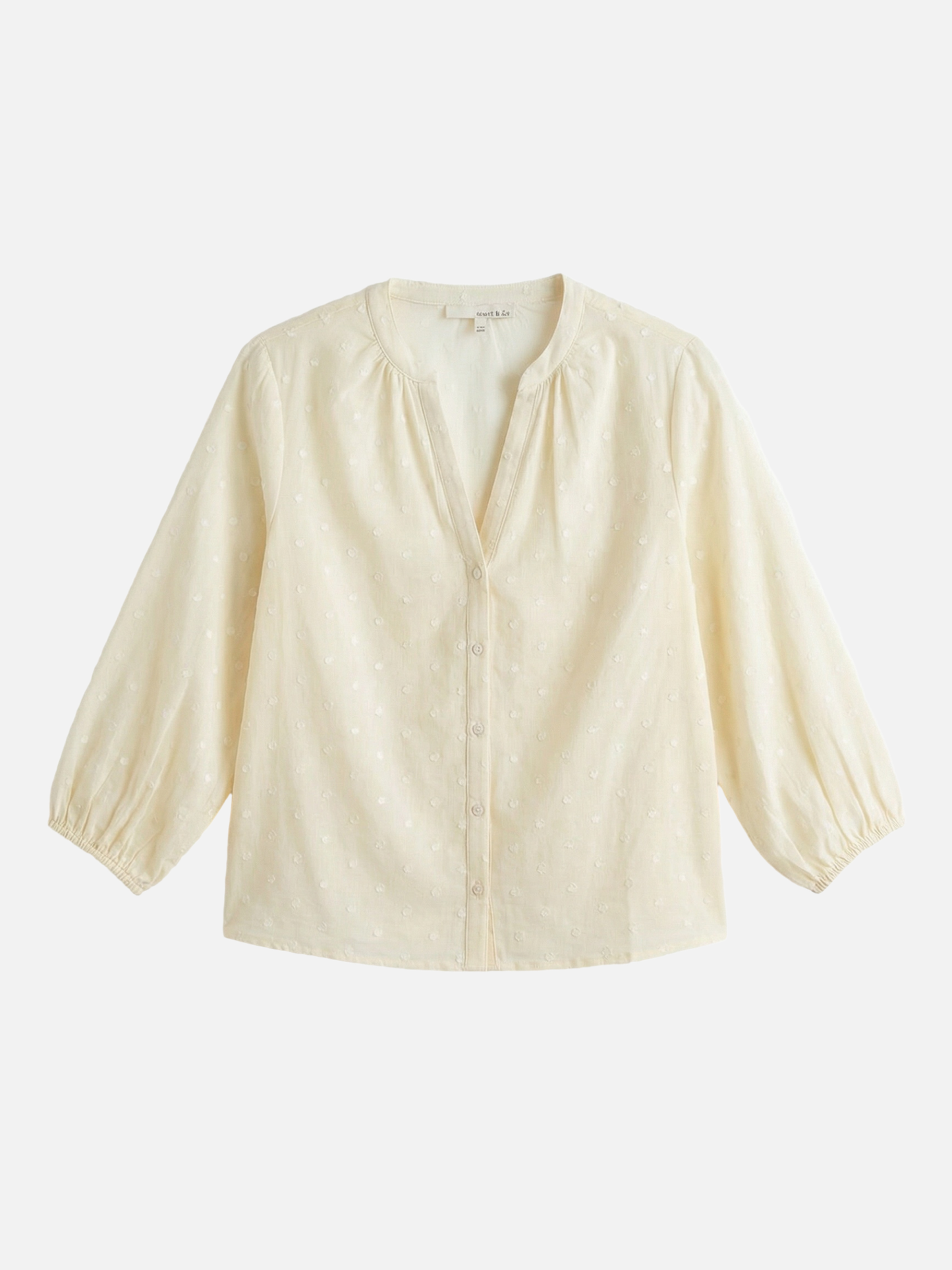 MONK & LOU - Etta Button Blouse - 