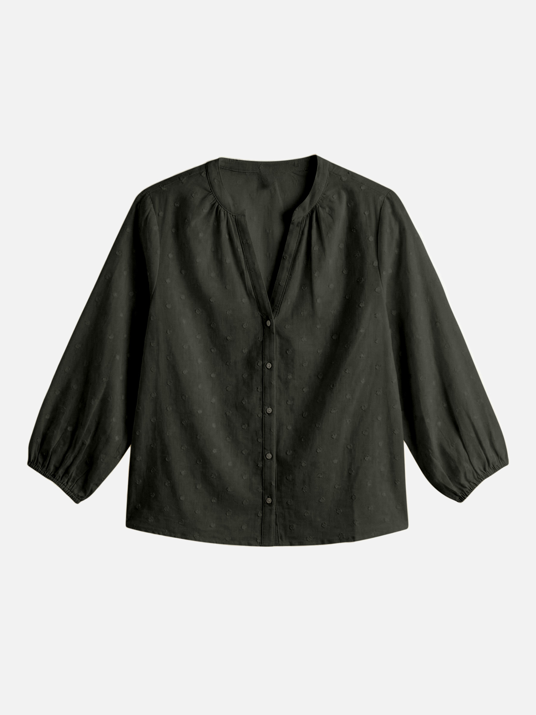 MONK & LOU - Etta Button Blouse - 