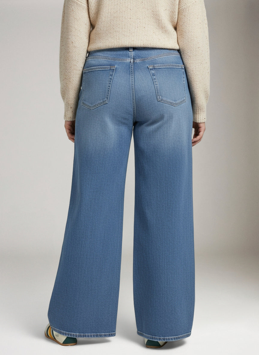 WARP & WEFT - NCE Relaxed Wide Leg Jeans - Daydreamer - 