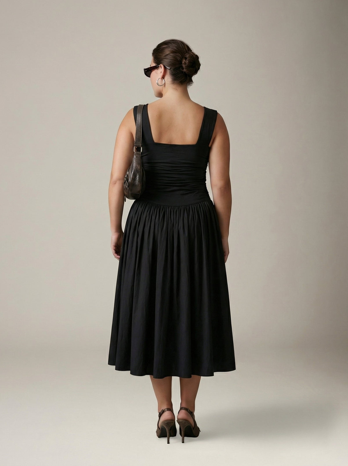 LOVEFINN - Boatneck Jersey Dress - 
