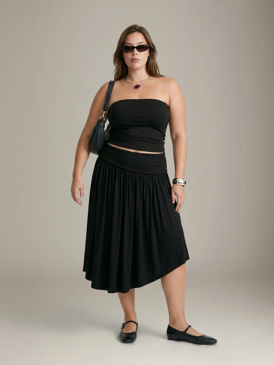 ONLY - Kiss Tube Top - Black