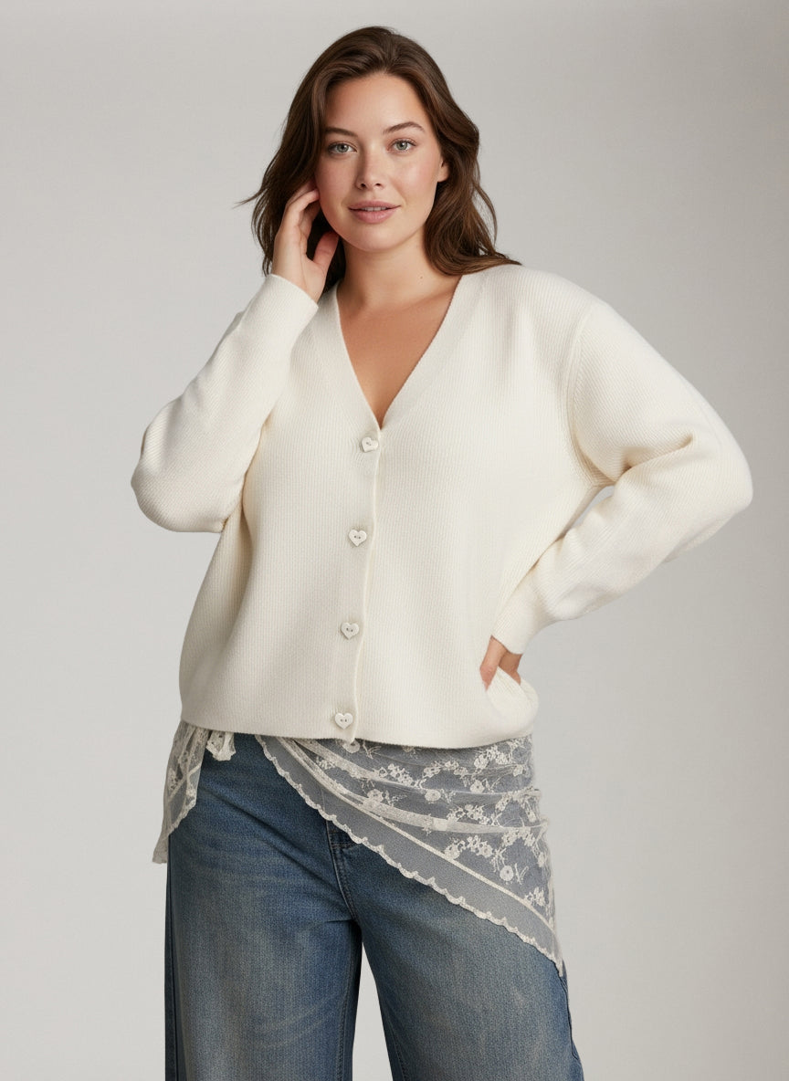 PIECES - Cora Long Sleeve Cardigan - 