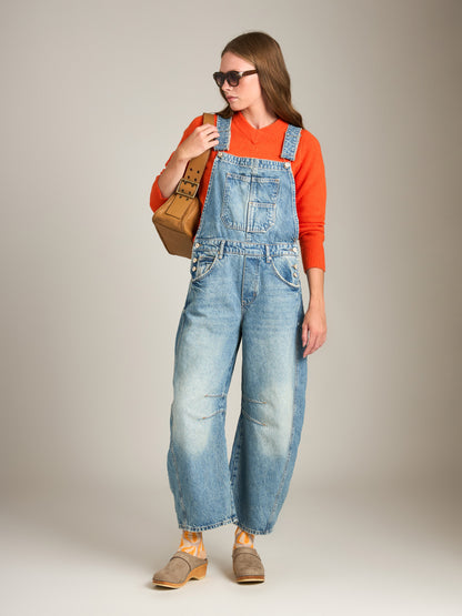 FREE PEOPLE - Good Luck Barrel Overalls - 