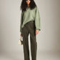 FREE PEOPLE - Total Eclipse Long Sleeve Tee - Oil Green