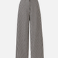 FRNCH-Swanne Stripe Pant-Chocolate