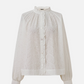 FRNCH-Ecrin Paisley Shirt-Blanc