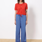 FRNCH-Aelis Knit Top-Rouge