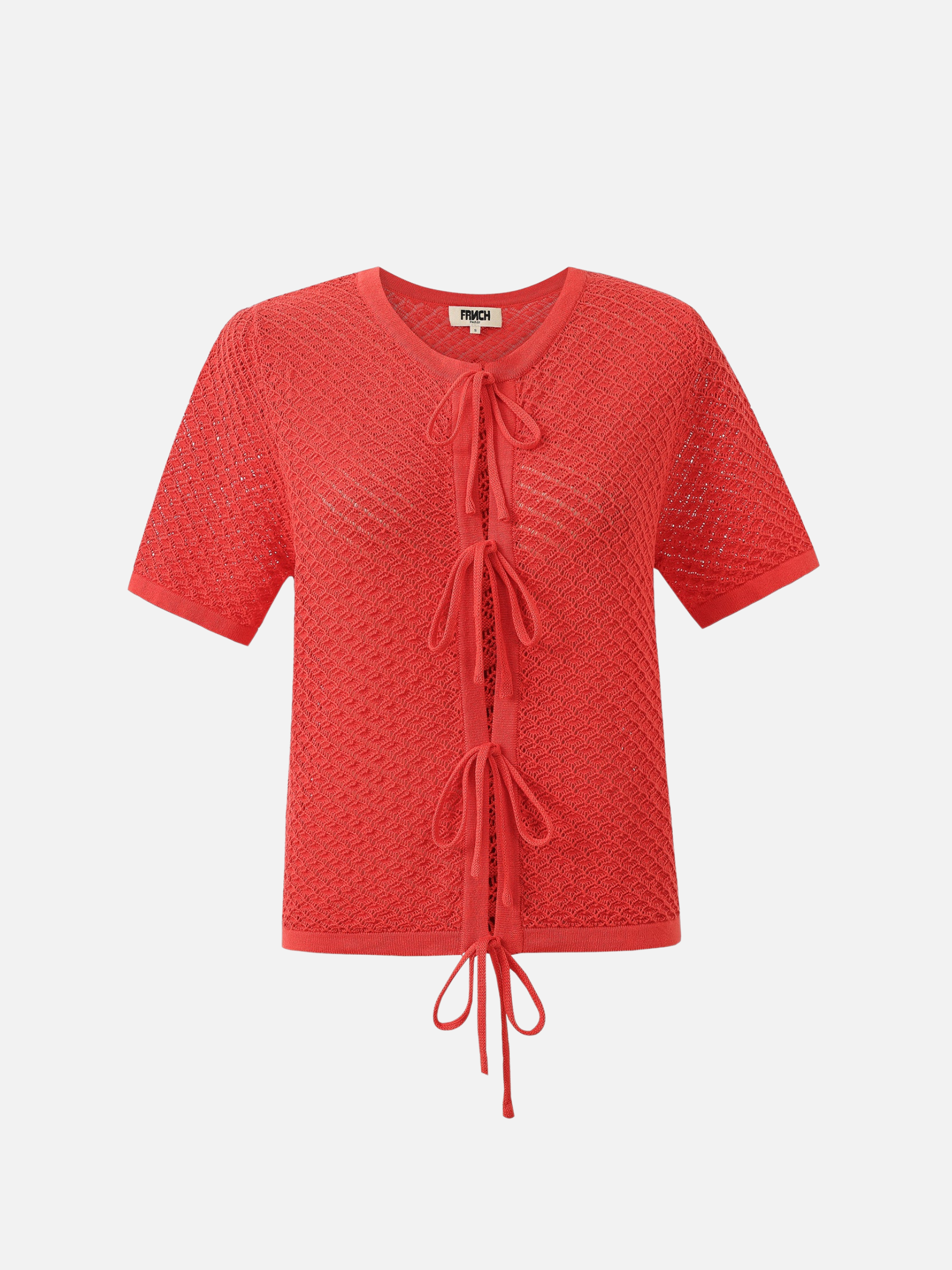 FRNCH-Aelis Knit Top-Rouge
