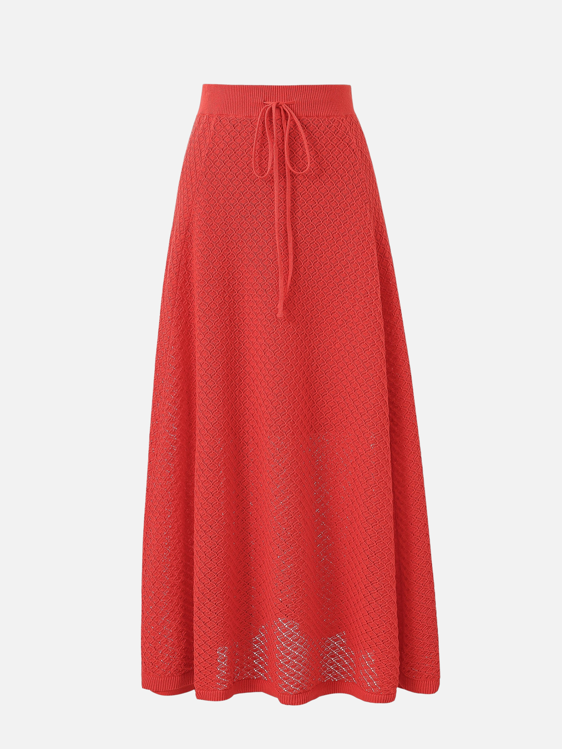 FRNCH-Affoue Knit Skirt-Rouge