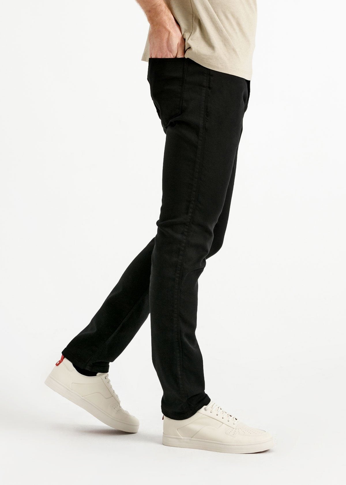 DUER-No Sweat Slim Pant - Black-Black