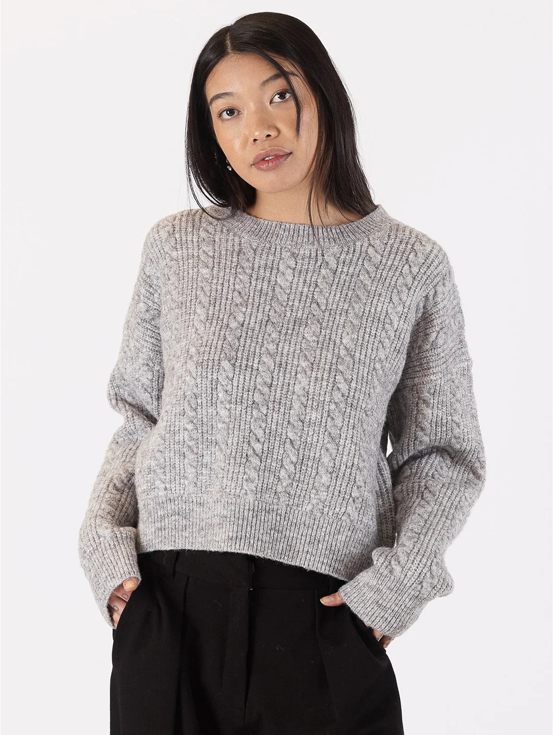 Addie Cable Detail Sweater