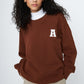 French Terry Applique Logo Pullover